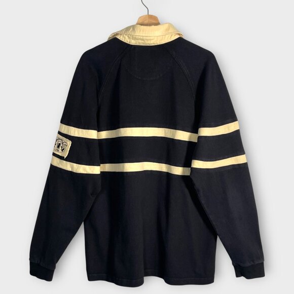 Guinness Rugby Shirt Mens XL (Fits L to XL) Long Sleeve 100% Cotton - Picture 2 of 8